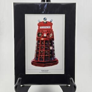 Stu MacKay "Phone Hacked" Art Print Red Telephone Dalek UK Invasion Surrealism